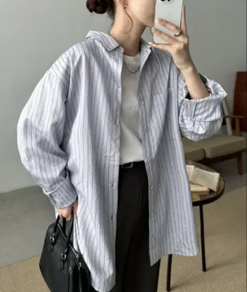 더블 스트라이프 셔츠