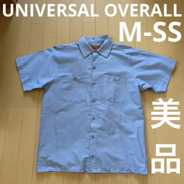 [새상품급] UNIVERSAL OVERALL 반팔 워크 셔츠 M-SS