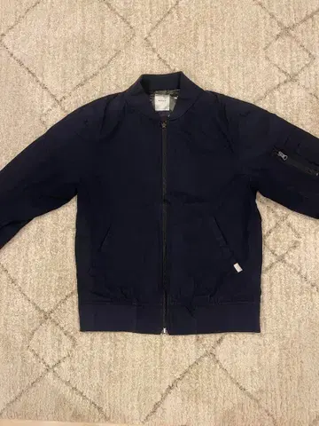 rehacer MA-1 자켓 네이비 카모 패턴