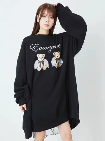 앙크루즈 맨투맨 블랙