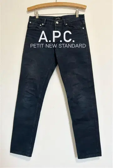 아페쎄 PETIT STANDARD 데님 29 팬츠 슬림 블랙