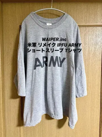 WAIPER.inc 실물 미군 리메이크 IPFU ARMY S/S 티셔츠