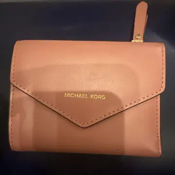 마이클코어스 MICHAEL KORS 3단 폴더형 지갑 로즈 컬러