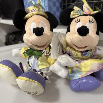 디즈니 부활절 2015 미키 & 미니 봉제 인형 세트