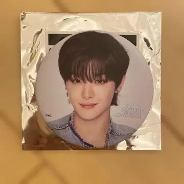 treasure 지훈 팬 콘서트 캔뱃지 블루 ver