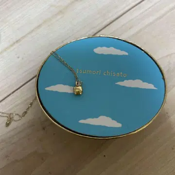 tsumori chisato 사과 모양 목걸이 10K