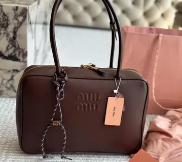 미사용 MIU 프린지 핸드백