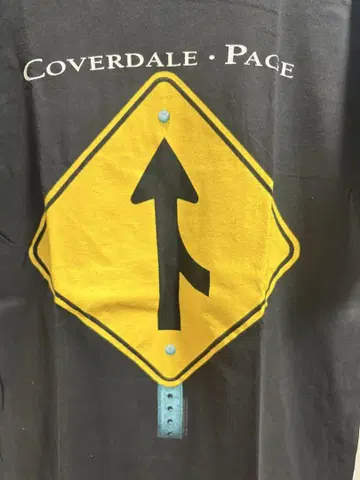 90s coverdale page 빈티지 밴딩 티셔츠