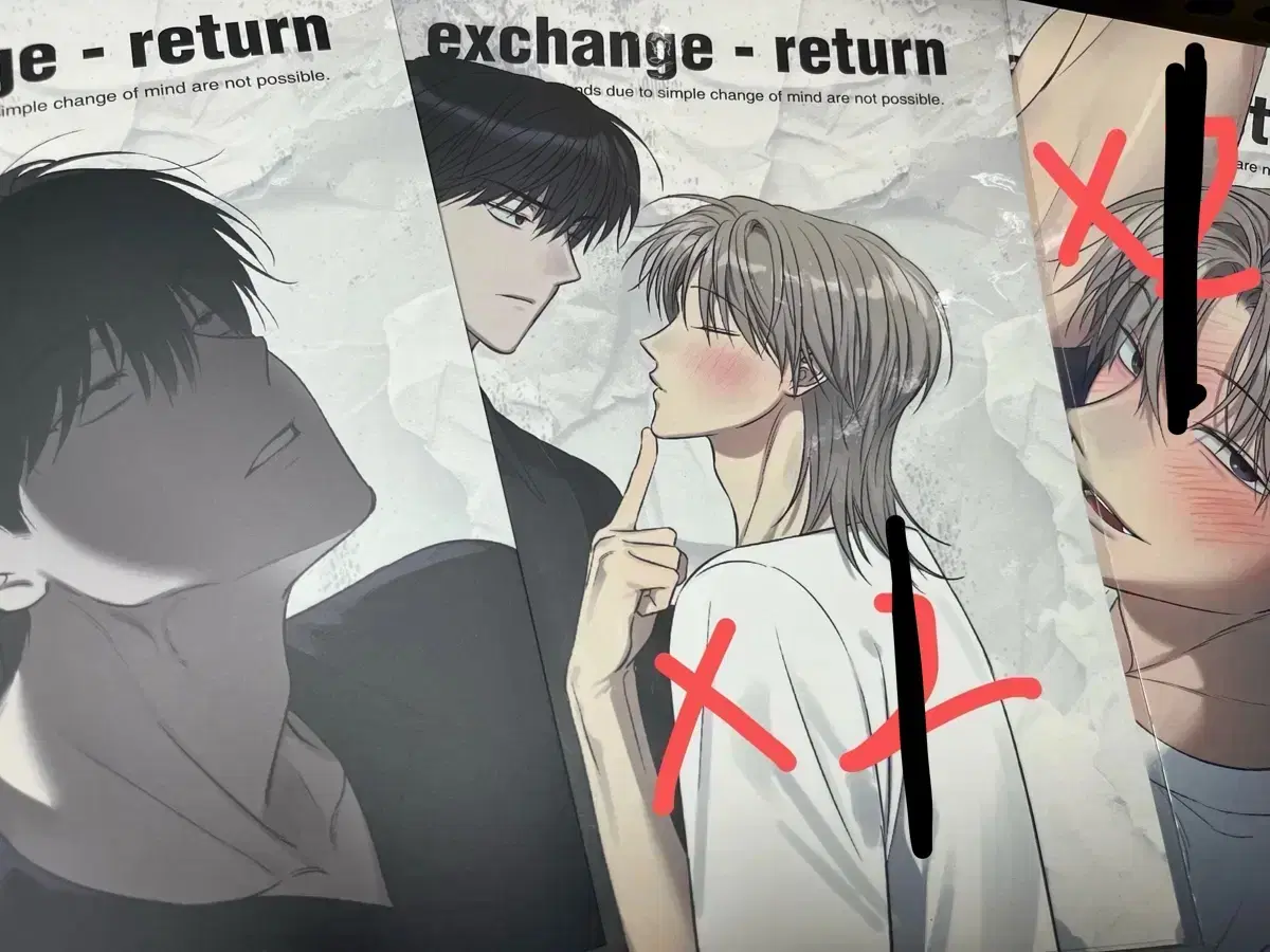Non-returnable ld poster after use