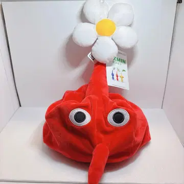 피크민 모자 빨간색 피크민