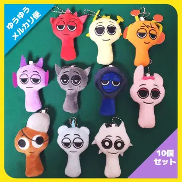 스플런키 마스코트 키링 (총 10종 세트)