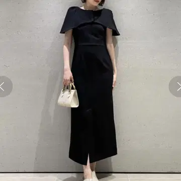 SNIDEL 케이프 세트 타이트 드레스