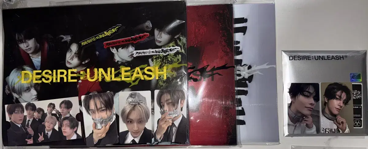 엔하이픈 DESIRE:UNLEASH 미개봉 앨범 세트 + 엔진 버전 앨범