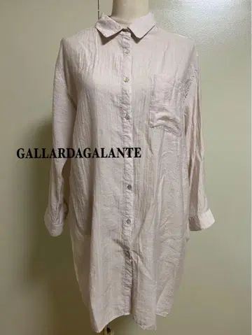 GALLARDAGALANTE 핑크 셔츠 원피스