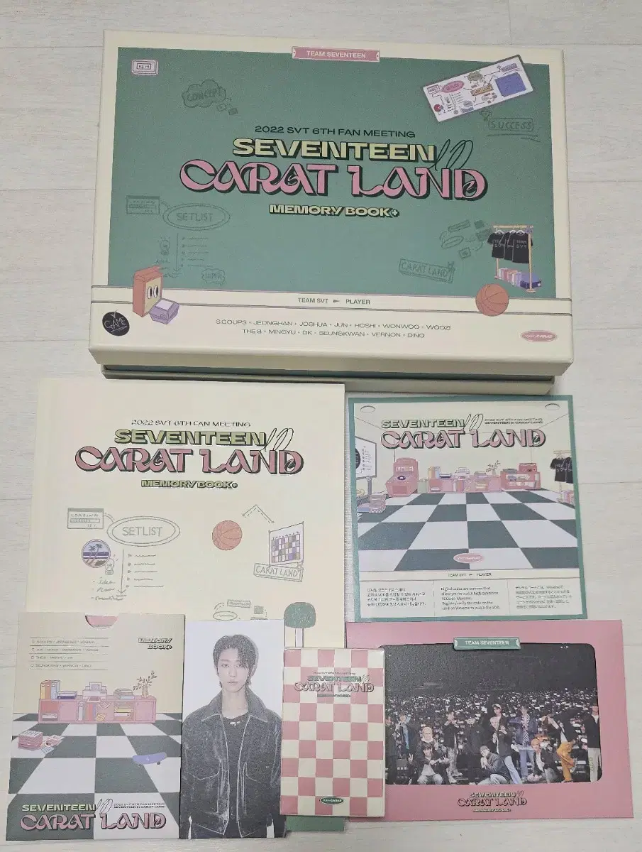 세븐틴 2022 캐럿랜드 캐랜 디비디 디지털코드 풀세트