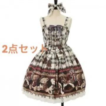 Angelic Pretty British Bear JSK 2개 세트