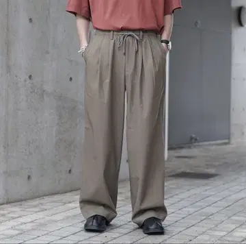 마르카웨어 트리플 플리츠 이지 트라우저