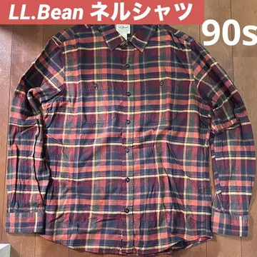 LL.Bean 90s 체크 무늬 긴팔 셔츠
