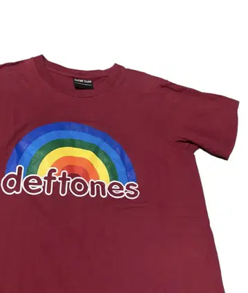 90s 00s deftones 레인보우 데프톤즈 티셔츠