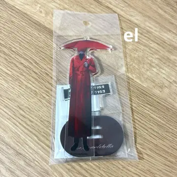 문자화 팝업 아크릴 피규어 빨간 우산 남자