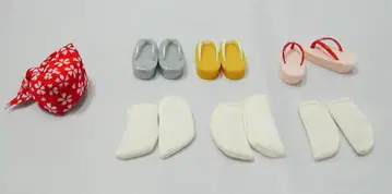 1/6 인형용 일본풍 잡화 (조리, 타비, 보자기)