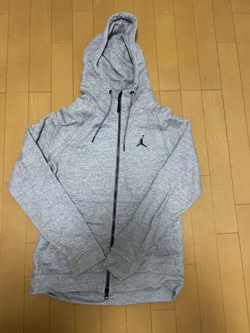 Jordan 풀 집업 후드 부착 의류 그레이 후드티