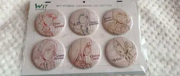 진격의 거인 WIT STUDIO 캔뱃지 컬렉션 엘렌 미카사 알민