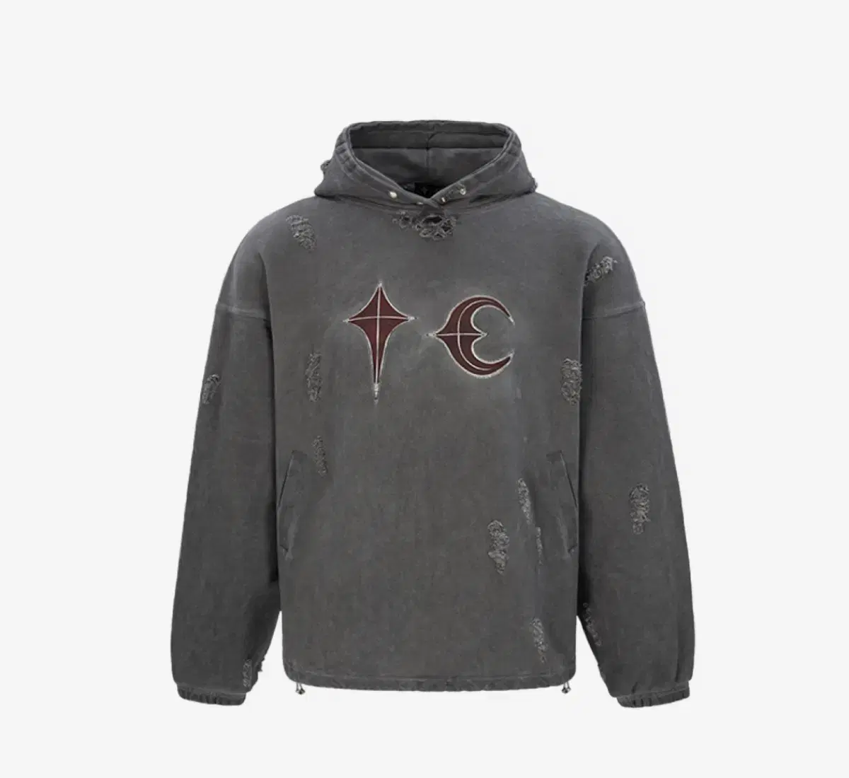 Thug Club Rock Hoodie Gray [2]