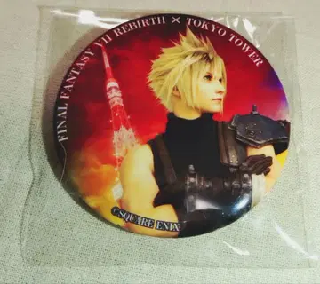 FINAL FANTASY VII 리버스 도쿄 타워 콜라보 클라우드 캔뱃지