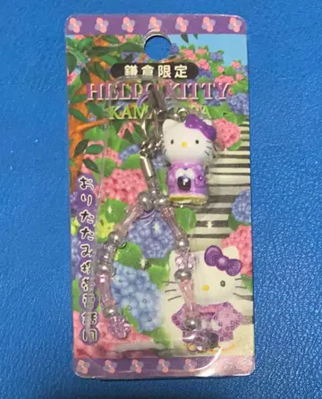 지역 한정 키티 지퍼 참 가마쿠라 한정 스트랩 (휴대폰용으로 기재)