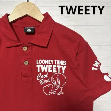 TWEETY 트위티 백 프린트 피케 셔츠