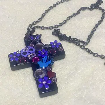 안나수이 ANNA SUI 크로스 목걸이 펜던트