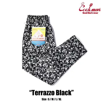 셰프 팬츠 Chef Pants Terrazzo Black