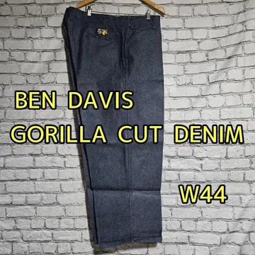 새상품급 BEN DAVIS GORILLA CUT DENIM 블루 W44