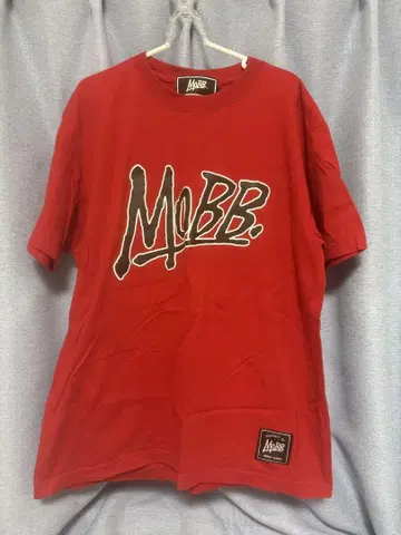 MOBB 빨간색 티셔츠 L 사이즈 Mobb