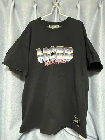 MOBB 티셔츠 XL 블랙 Mobb