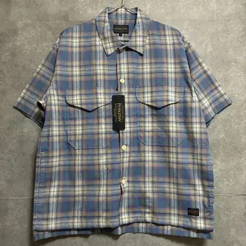 새상품 PENDLETON 펜들턴 오픈 카라 셔츠 옴브레 체크
