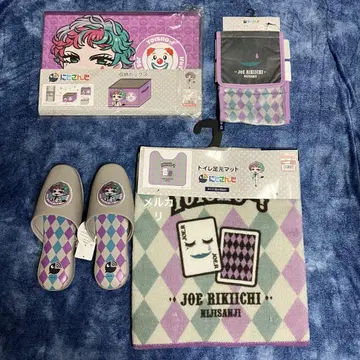 니지산지 조 카 조 리키치 화장실 매트 슬리퍼 페이퍼 홀더
