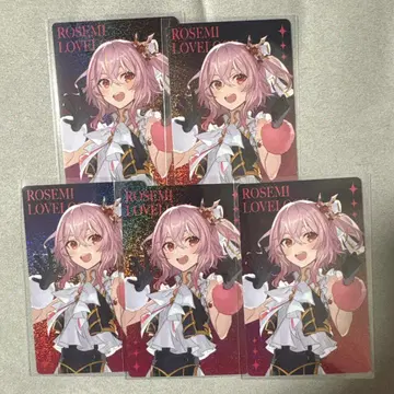 니지산지 로제미라 블록 OVERTURE 홀로그램 카드 니지 페스티벌