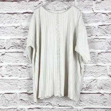 r41 chaco clmoset 베이지 플리츠 반팔 상의