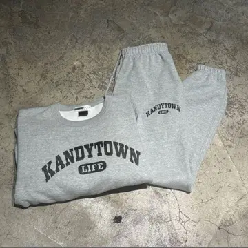 KANDYTOWN 캔디타운 맨투맨 셋업 SIZE L