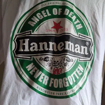 SLAYER Jeff Hanneman 티셔츠 ANGEL OF DEATH