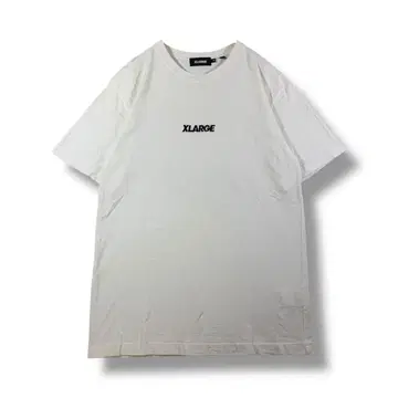 XLARGE 프론트 로고 티셔츠 사이즈 M 화이트