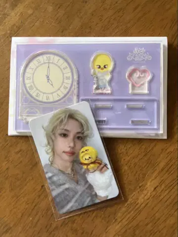 straykids 펜미굿츠 아크릴 스탠드 필릭스 트레이딩 카드 포함