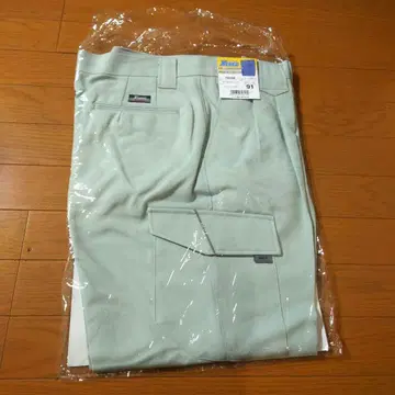 지벡 랫 바지 모스그린 작업 바지