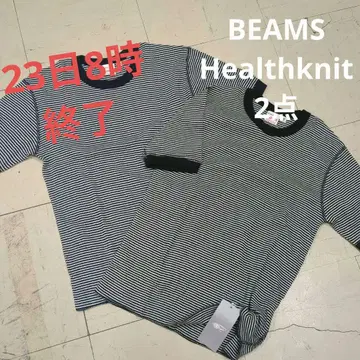 BEAMS Healthknit 티셔츠 2개 여성용 S