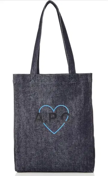 아페쎄(A.P.C.) 로고 토트백 데님