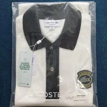 [LACOSTE] 라코스테 아카이브 엠블럼 대비 컬러 피케 셔츠