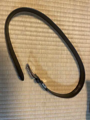 블랙 가죽 벨트 약 100cm