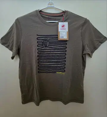 MAMMUT 로프 패턴 티셔츠 XL